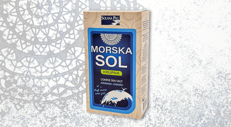 Krupna morska sol, kutija 1kg