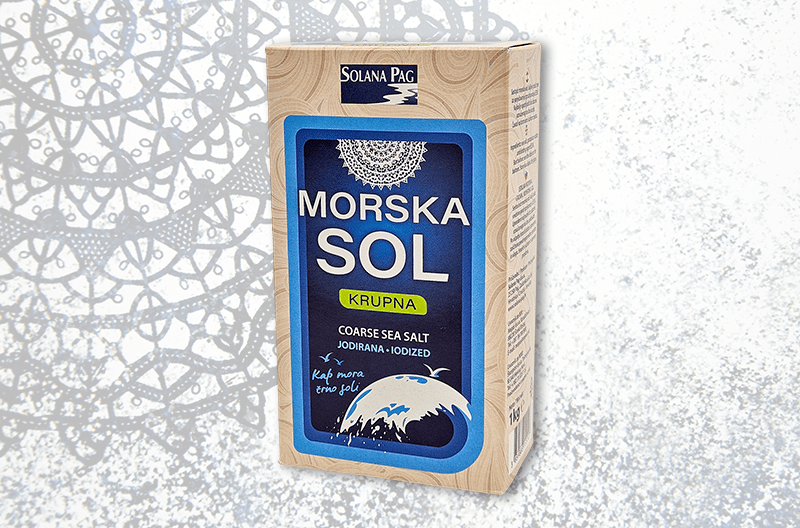 Krupna morska sol, kutija 1kg
