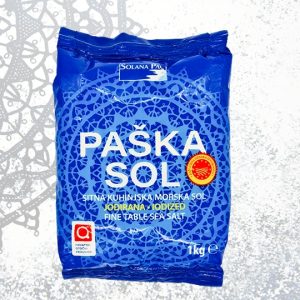 Paška sol sitna (ZOI) - 1kg pvc vrećica